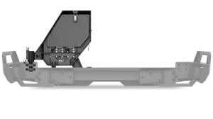 Toyota 4Runner Rear Bumper - Body Armor 4x4 - Pro Series II - Passenger Side Swingout - Light Texture Black - `10-`24